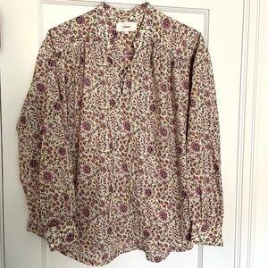 NWOT XiRENA Lyric Blouse in Floral Ivy Vines | Size XS